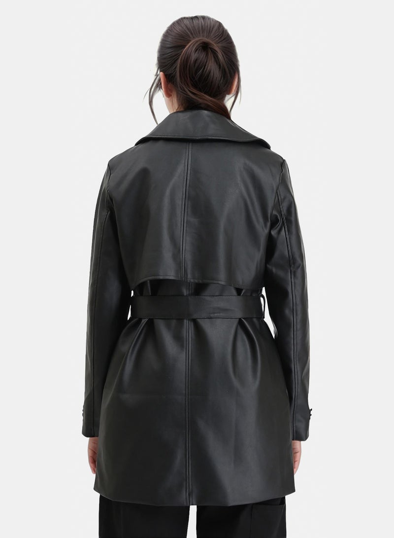 Ravin Women Belted Coat - Image 2
